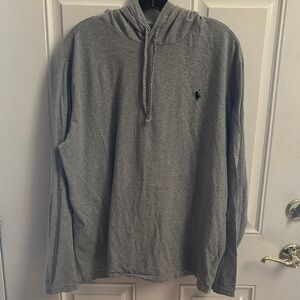 Polo by Ralph Lauren Gray Hooded T-Shirt